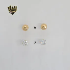 (1-1095) Gold Laminate - Earrings - BGF