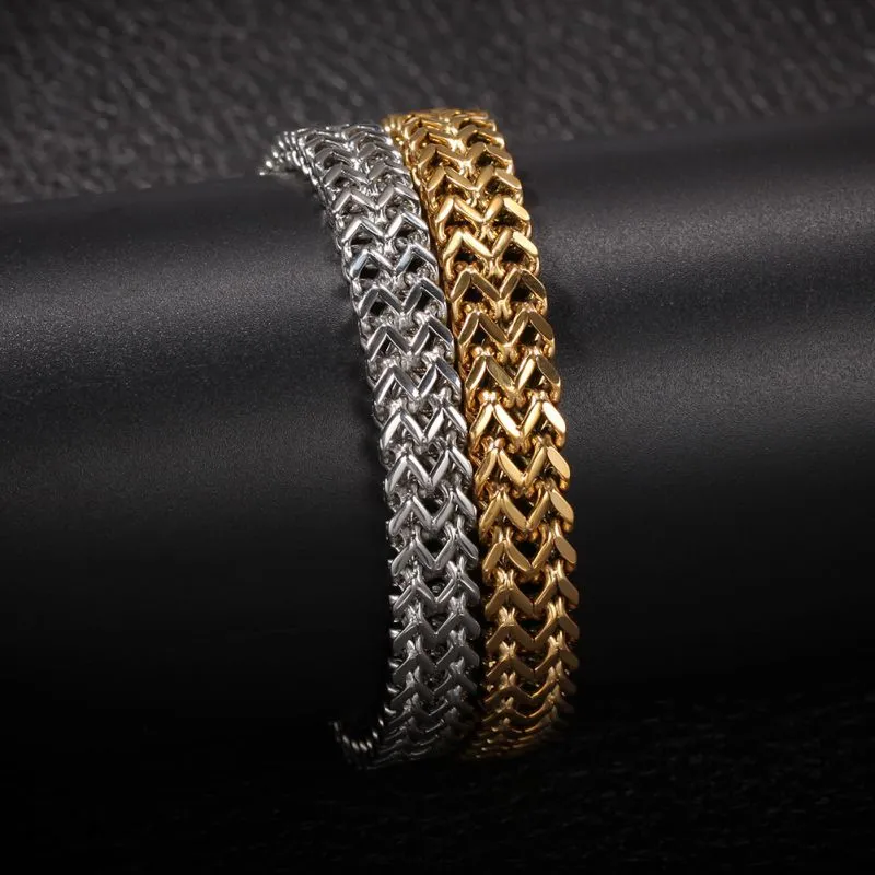 11.5mm  Two Row Franco Bracelet