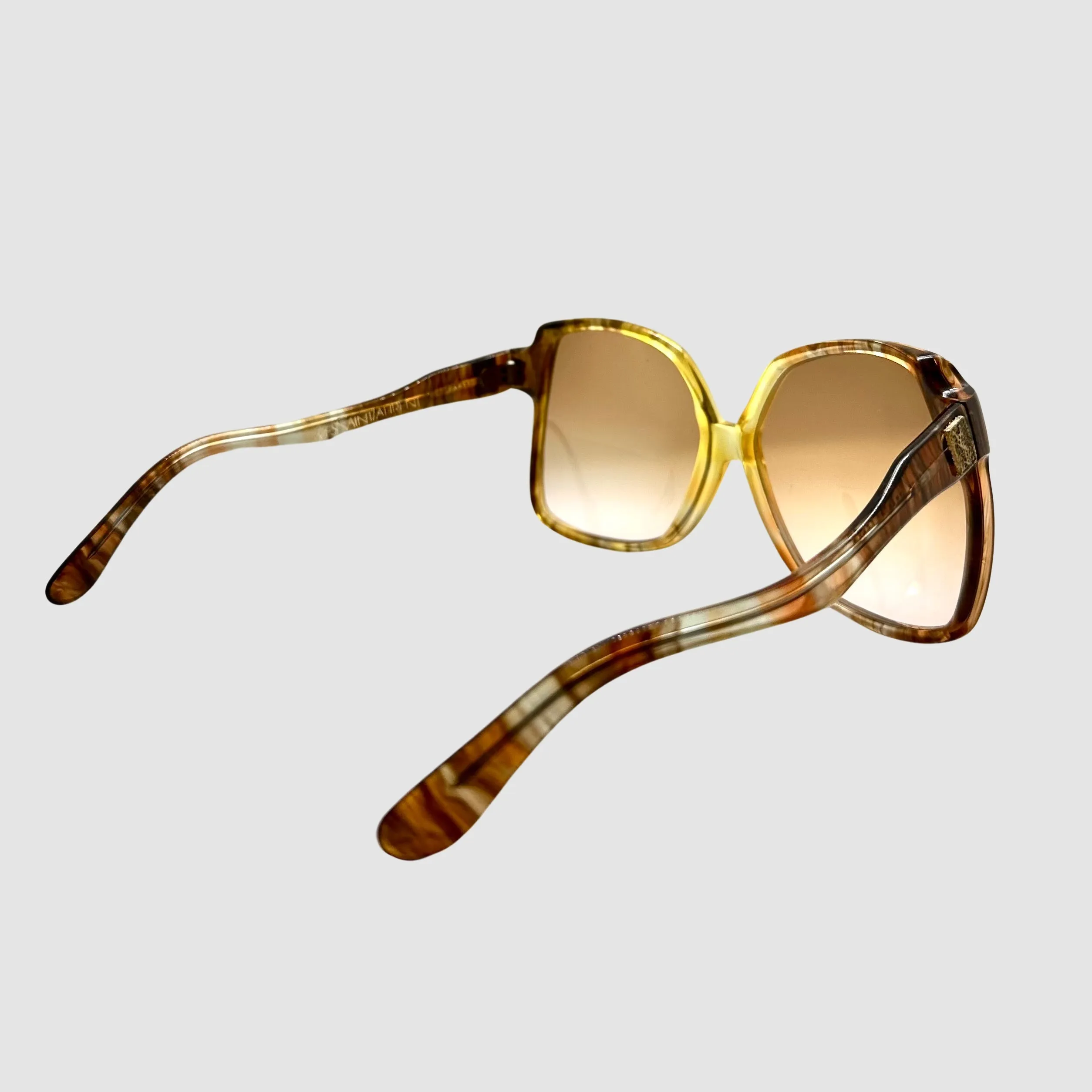 1970s Yves Saint Laurent Oversized Sunglasses, Gradient Resin Glasses Frames