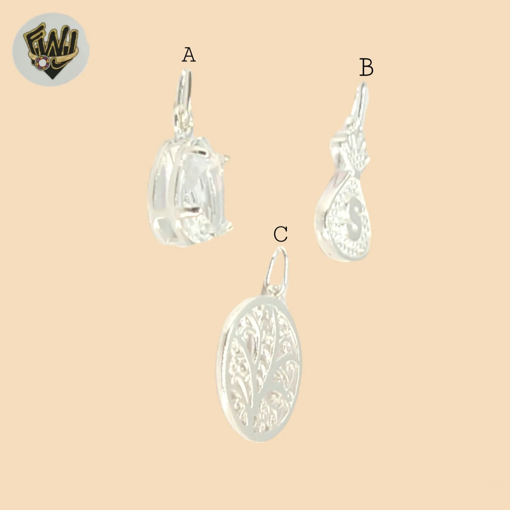 (2-1665) 925 Sterling Silver - Pendants.