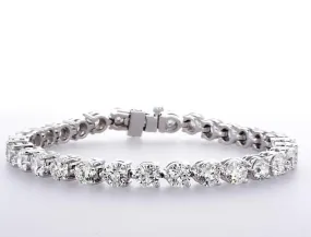 3 Prong Tennis Diamond Bracelet (12.66Ctw)