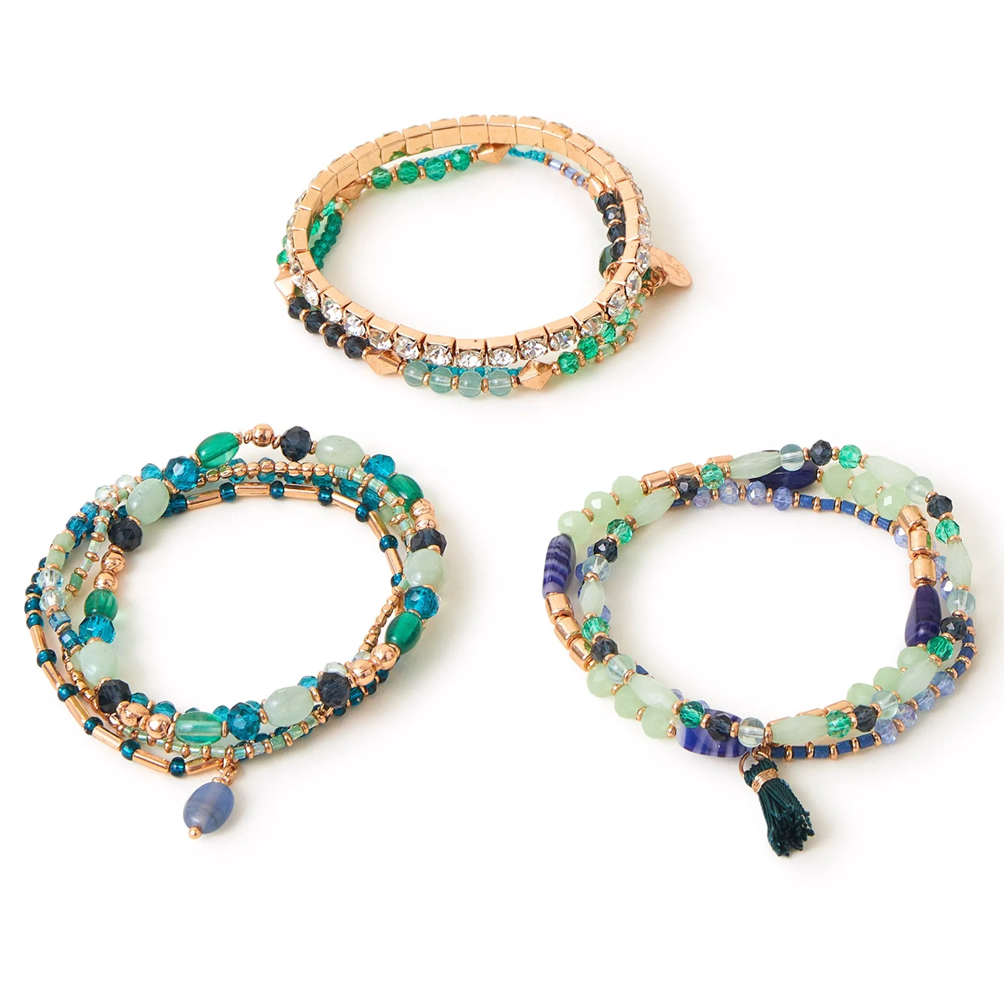 Accessorize London Women's Multi Stretch Bracelets Pack