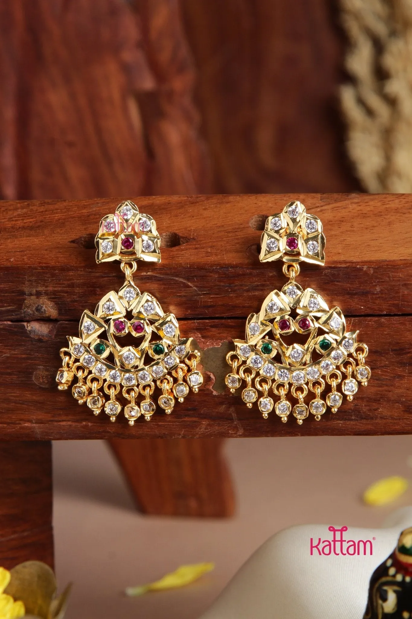 Ajitha - Goltone Gati Earring