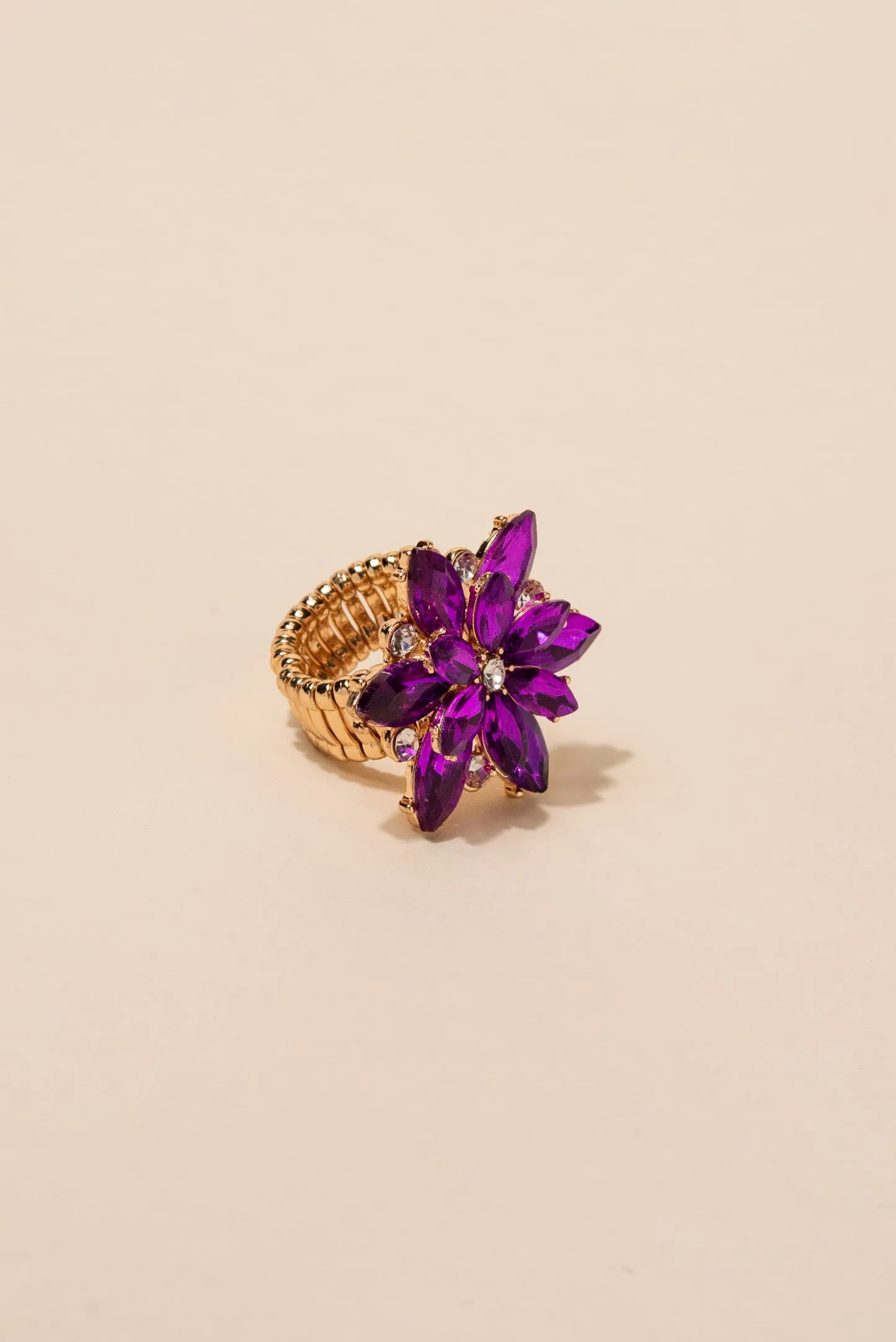 Aubrey Flower Burst Stretch Ring