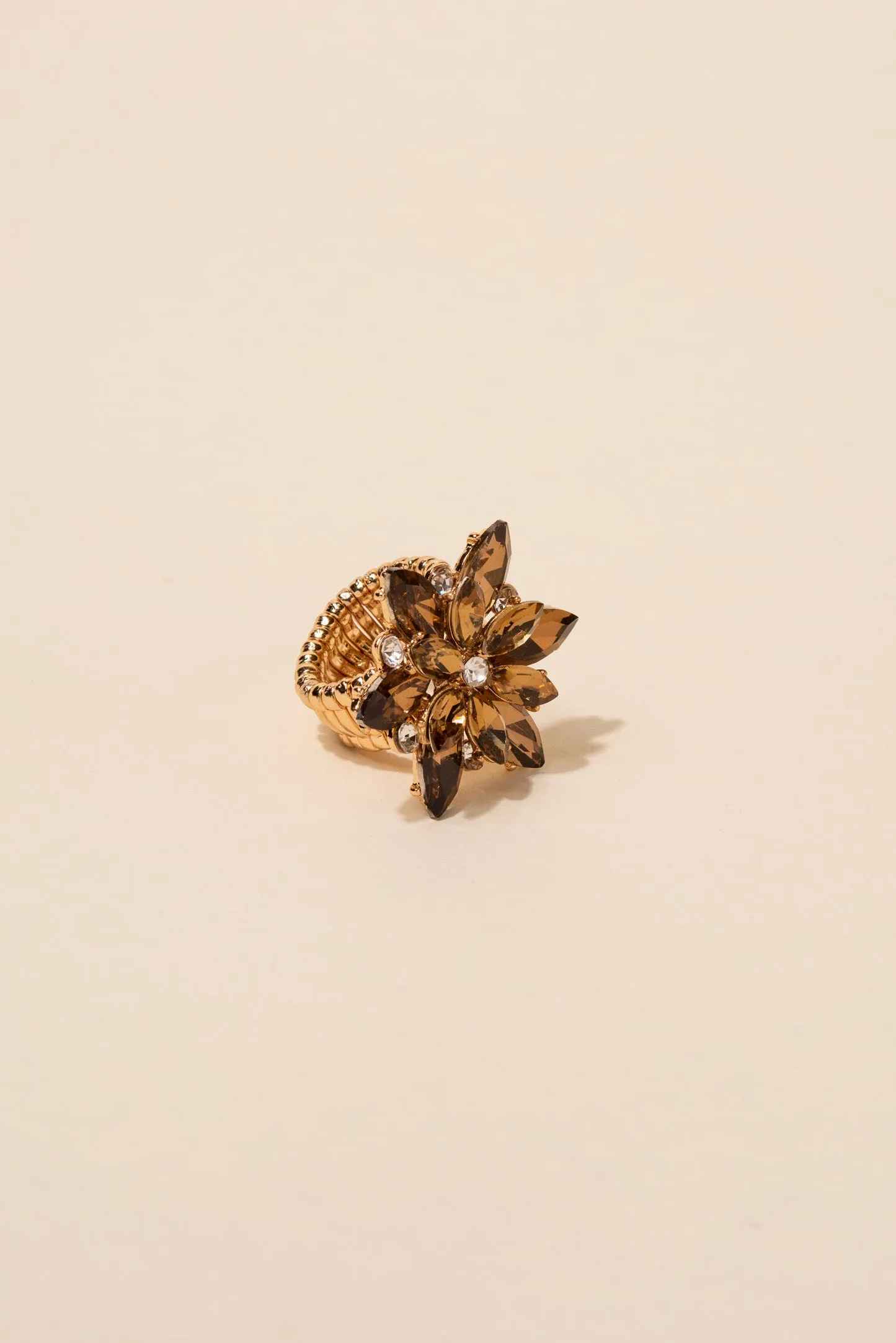 Aubrey Flower Burst Stretch Ring