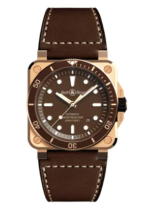 Bell & Ross BR 03-92 Diver Brown Bronze | Strap | LE999