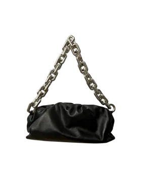 Bottega Veneta Black Leather The Chain Pouch Bag