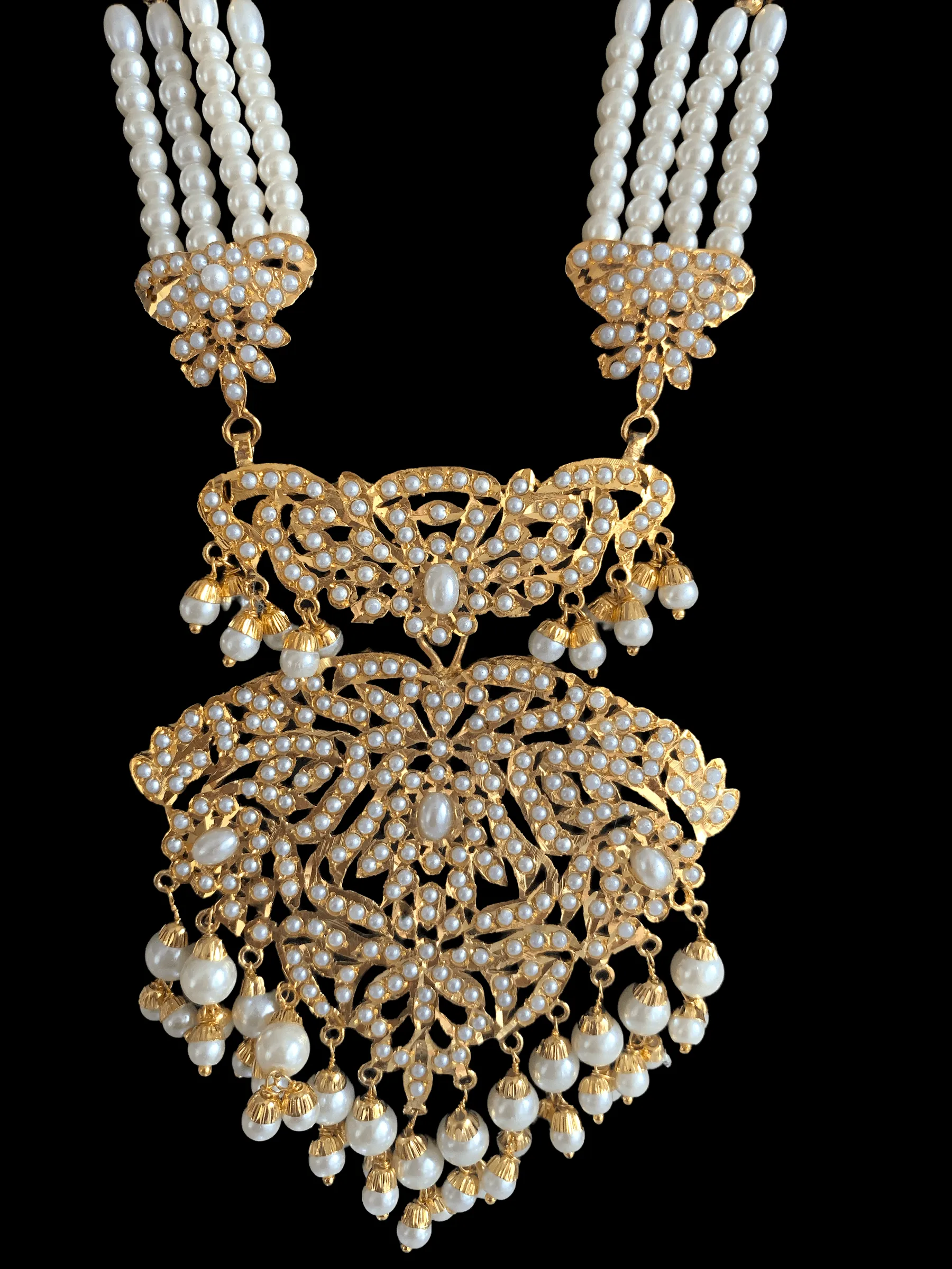 BR9 Filza  bridal set - shell pearls  ( READY TO SHIP )