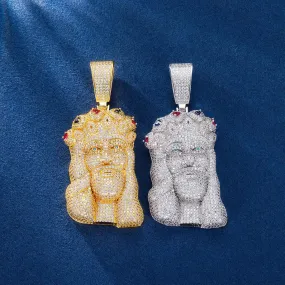 Bubbled Jesus Christ Pendant