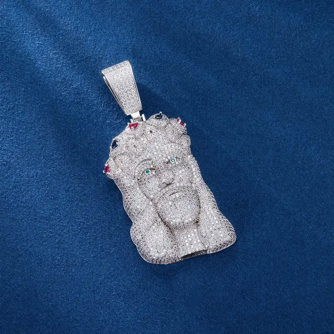 Bubbled Jesus Christ Pendant