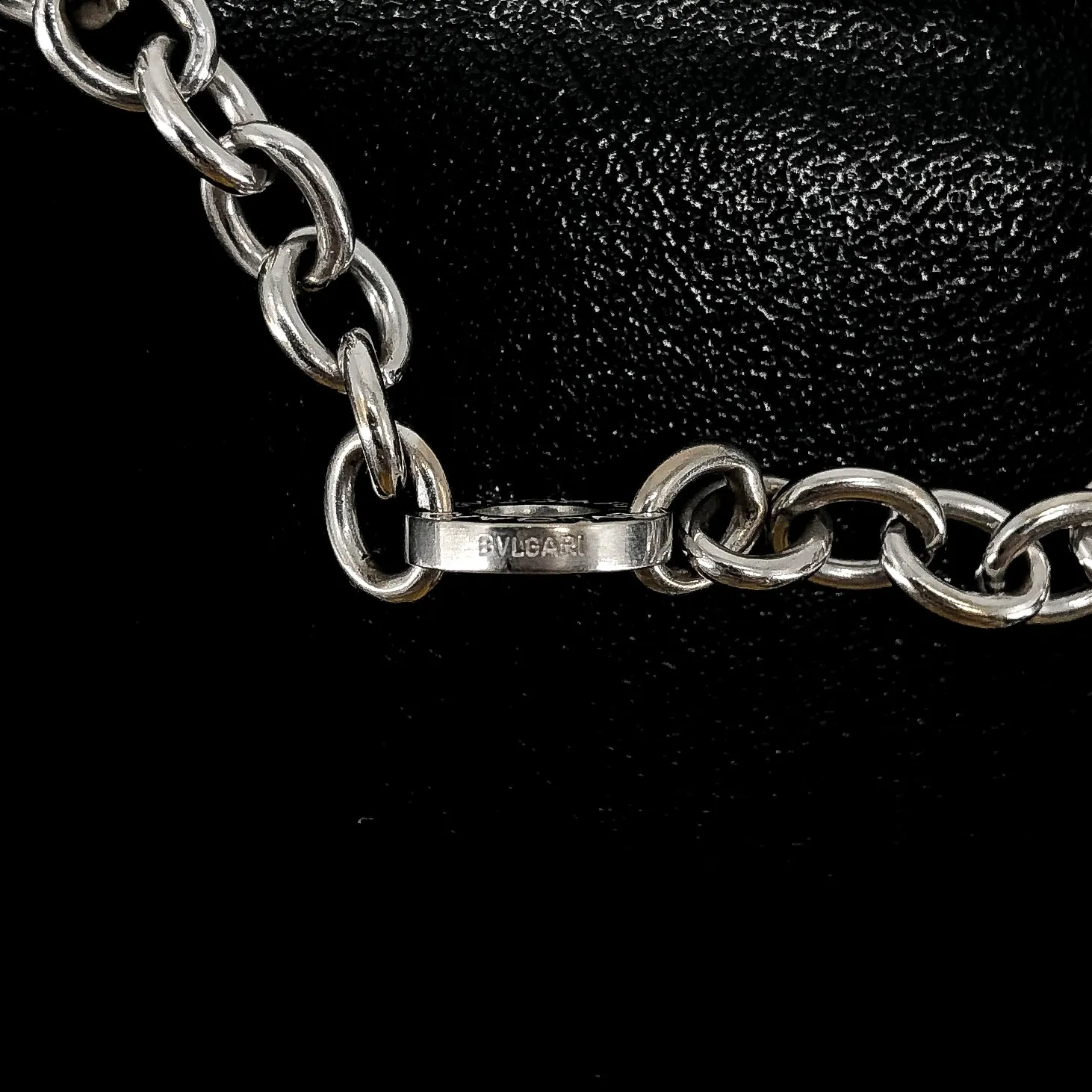 Bulgari 18k White Gold Chrarm Bracelet