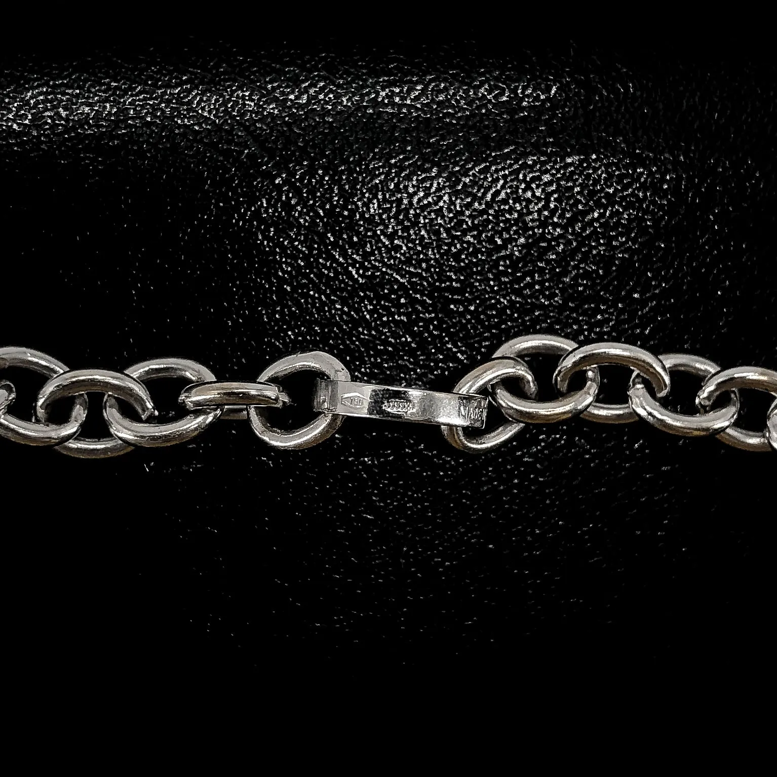 Bulgari 18k White Gold Chrarm Bracelet