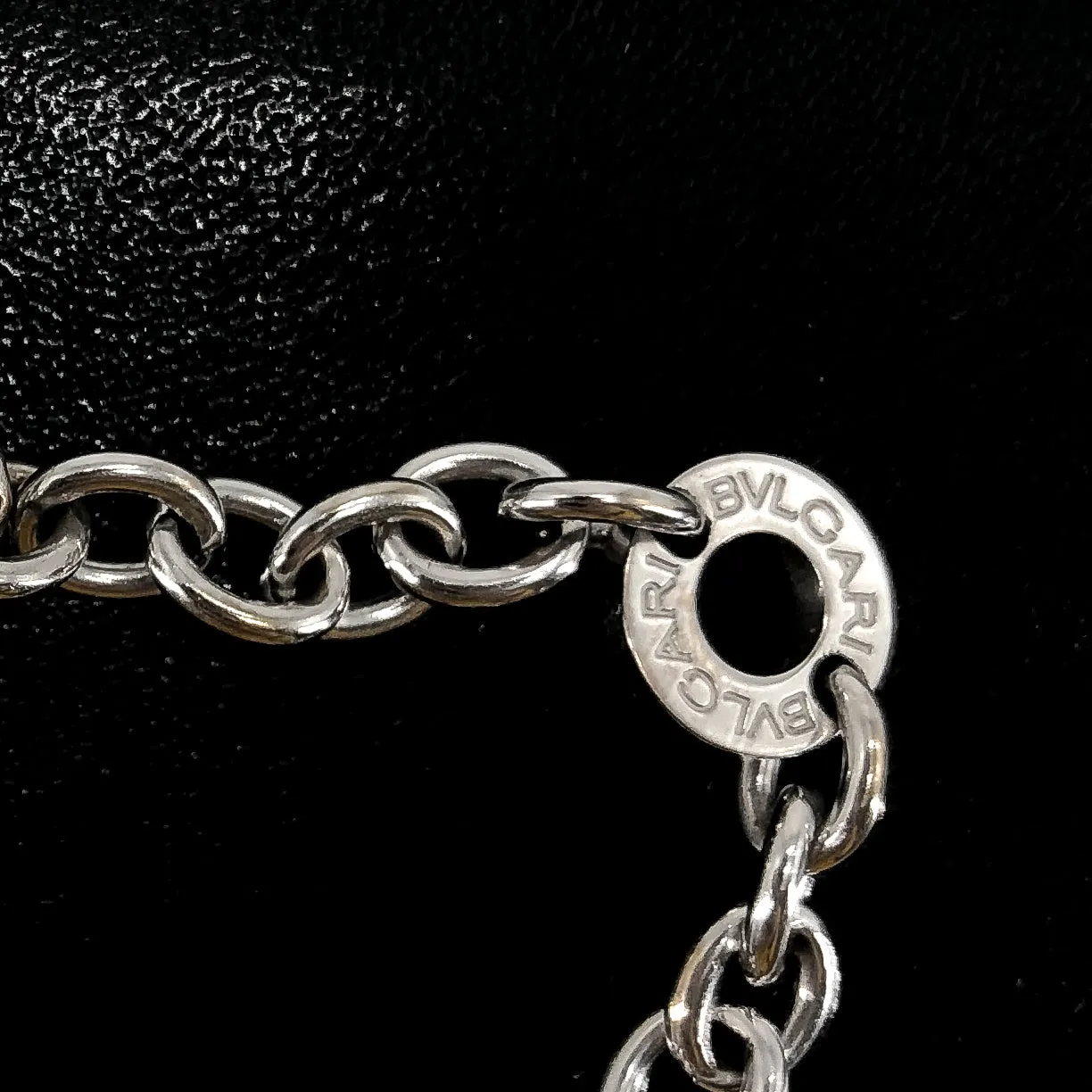 Bulgari 18k White Gold Chrarm Bracelet