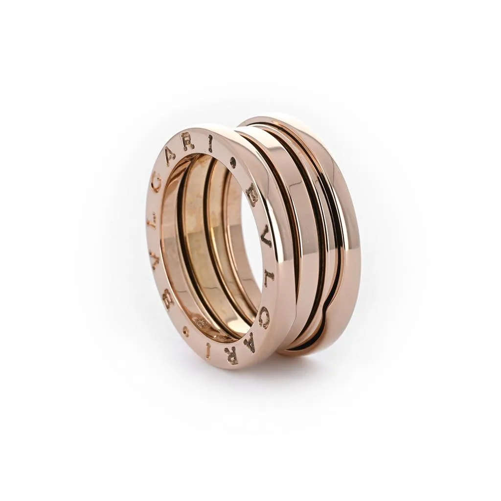 Bulgari | BZero1 Rose Gold Three-Band Ring