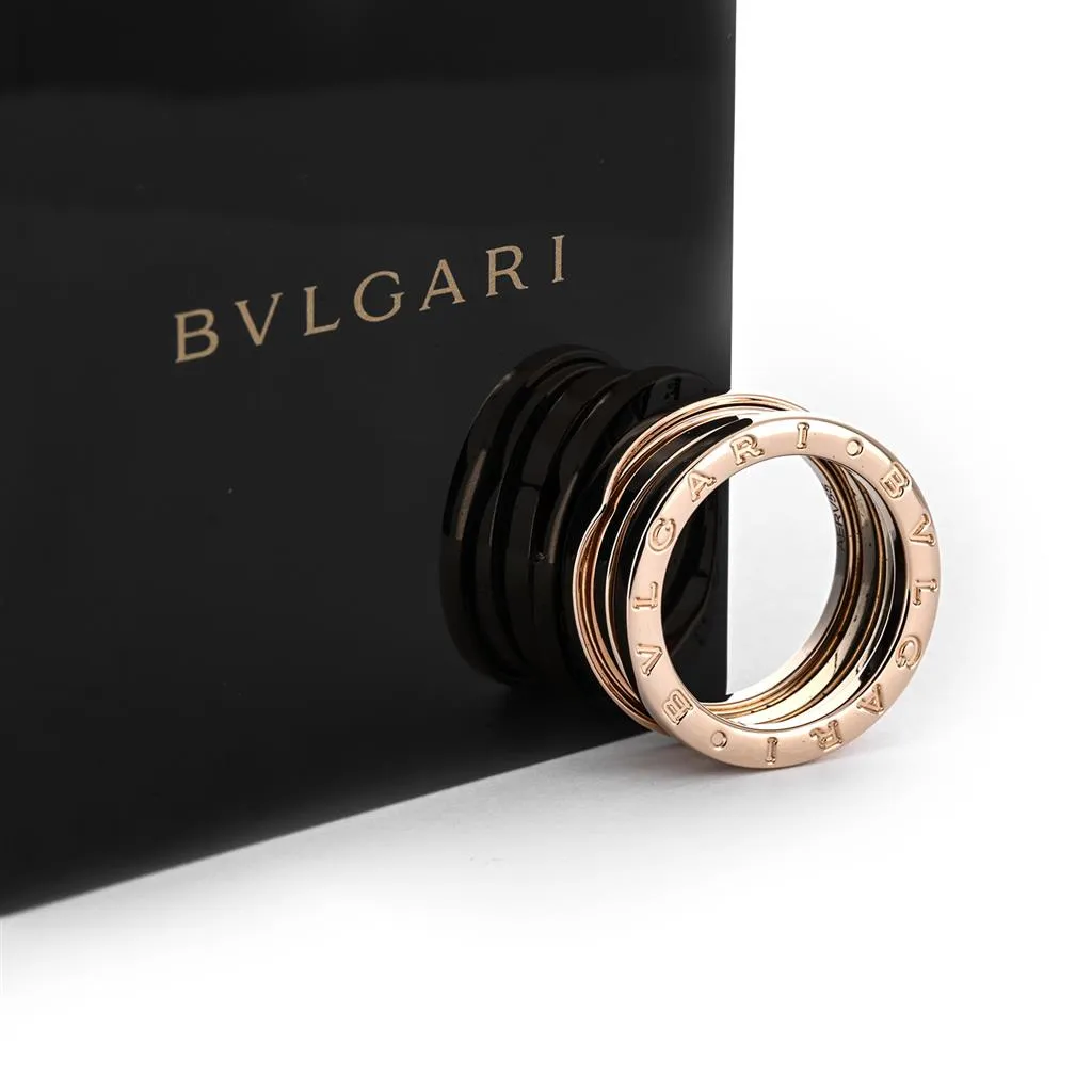 Bulgari | BZero1 Rose Gold Three-Band Ring