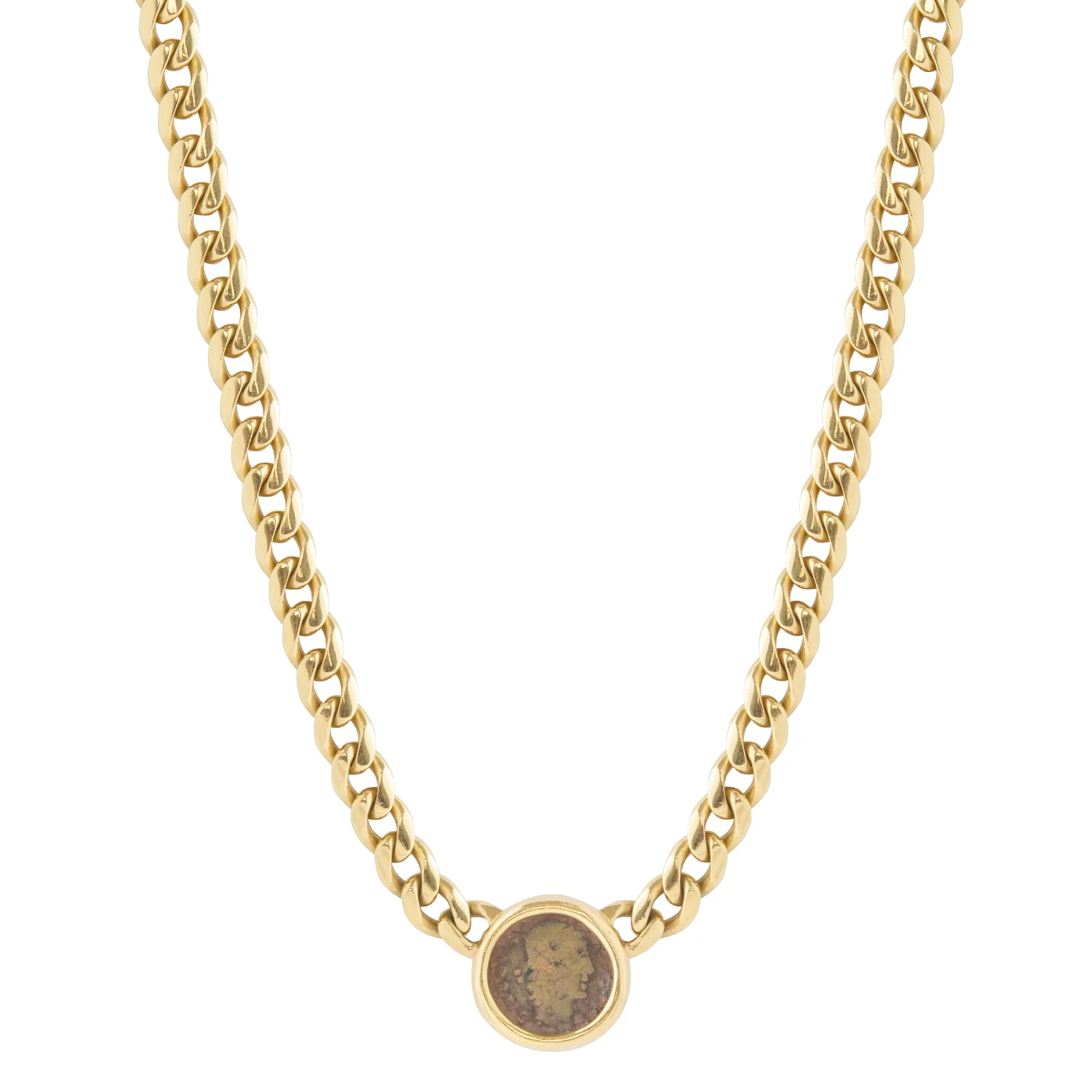 Bulgari Coin Necklace