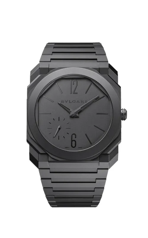 Bulgari Octo Finissimo Black Ceramic Mens Watch 103077