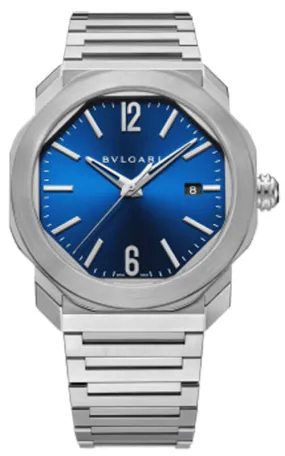 Bulgari OCTO ROMA II Blue Dial 102856