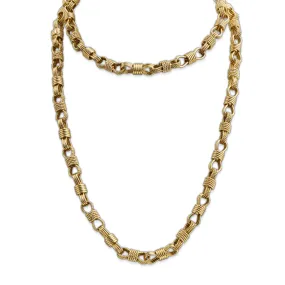 Bulgari Rome 18K Gold Long Chain Necklace