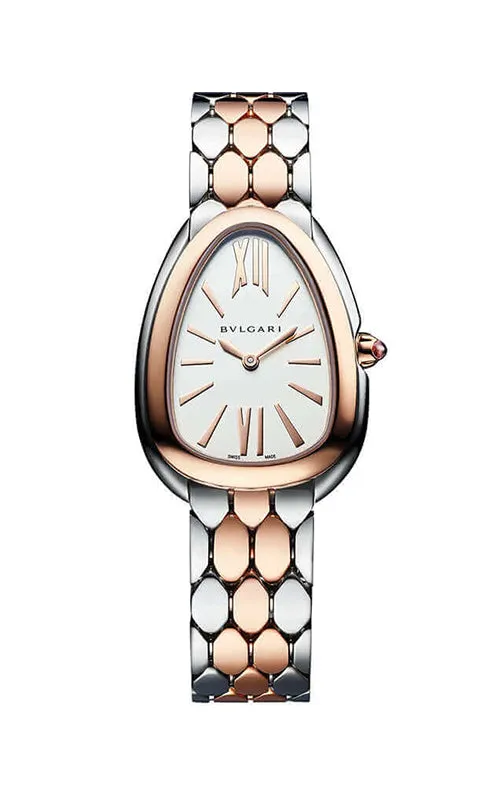 Bulgari Serpenti Seduttori 33mm Steel and 18k Rose Gold Watch 103277