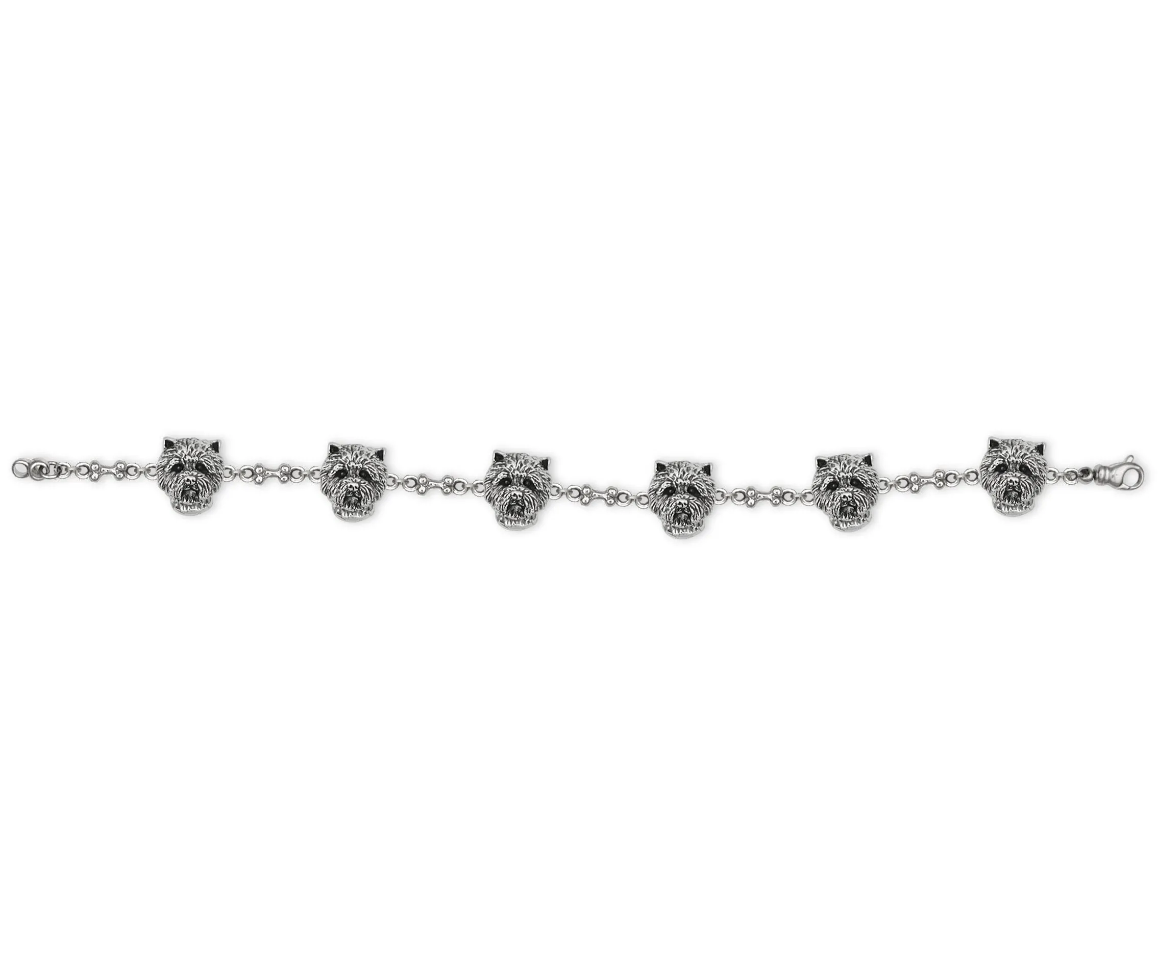 Cairn Terrier Bracelet Jewelry Sterling Silver Handmade Dog Bracelet CNWT14-BR