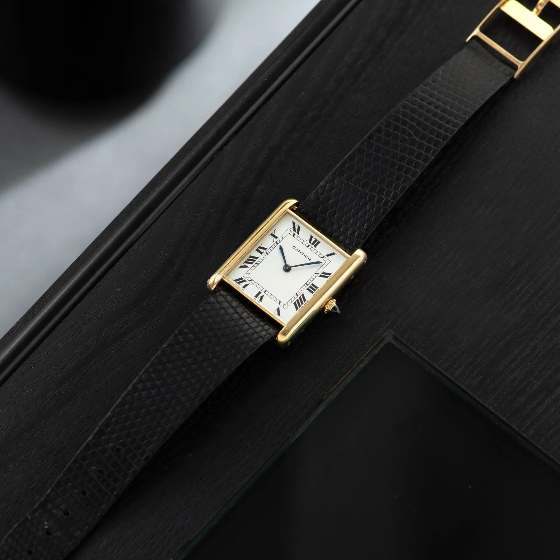 Cartier Tank Paris 18K Gold Jumbo Automatique