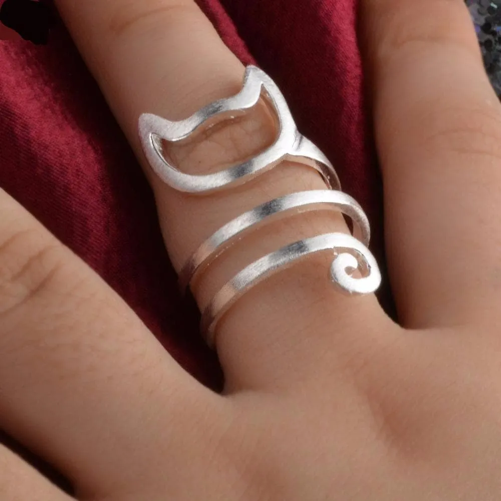 Cat Wrap Ring