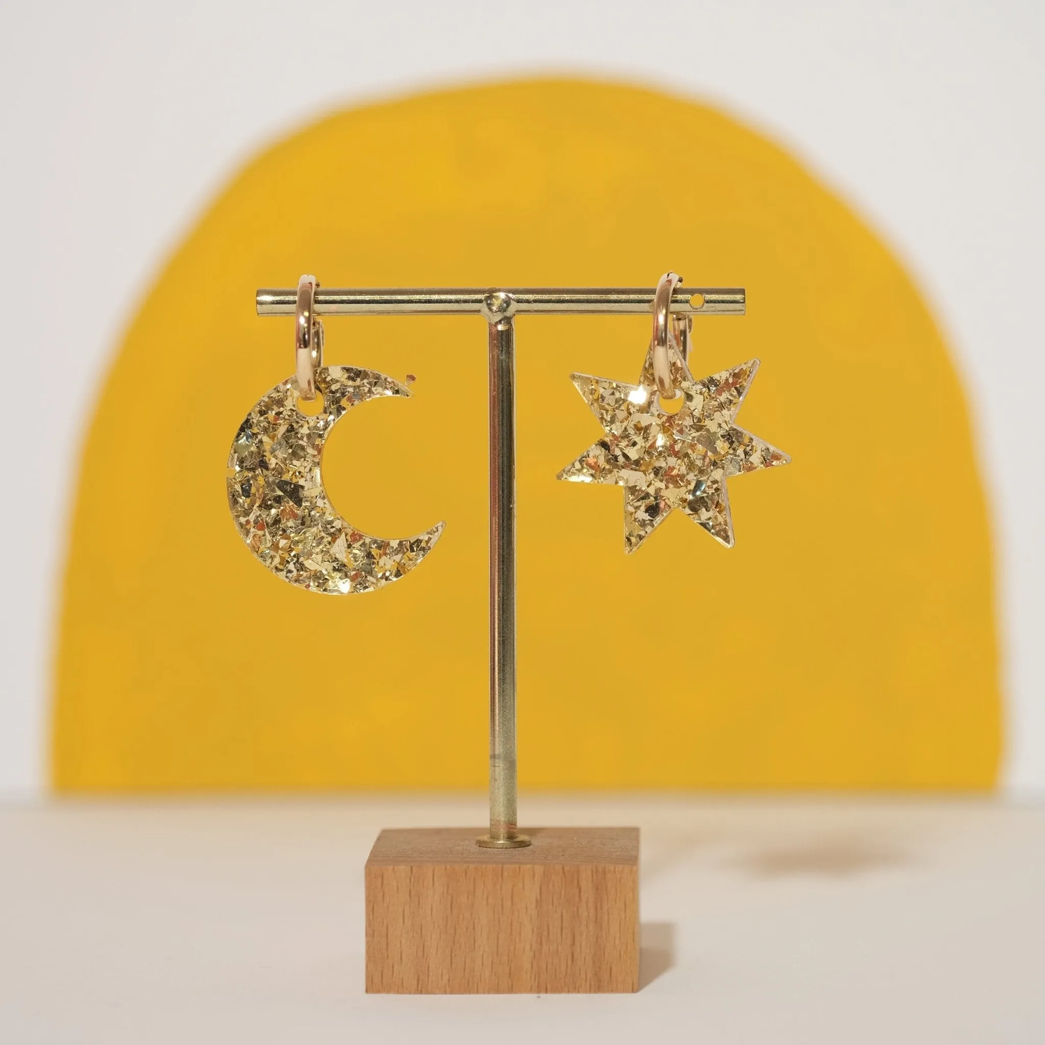 Celestial Hoop Earrings