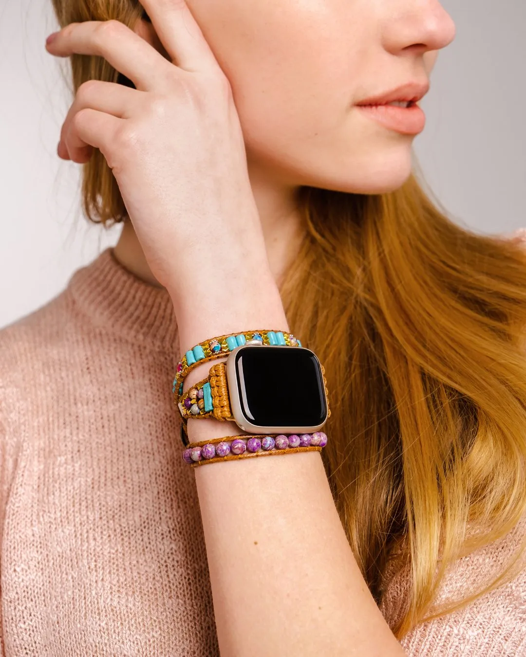 Chic Jasper Apple Watch Strap