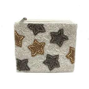 CONCEPTS RENO Stars Beaded Coin Purse