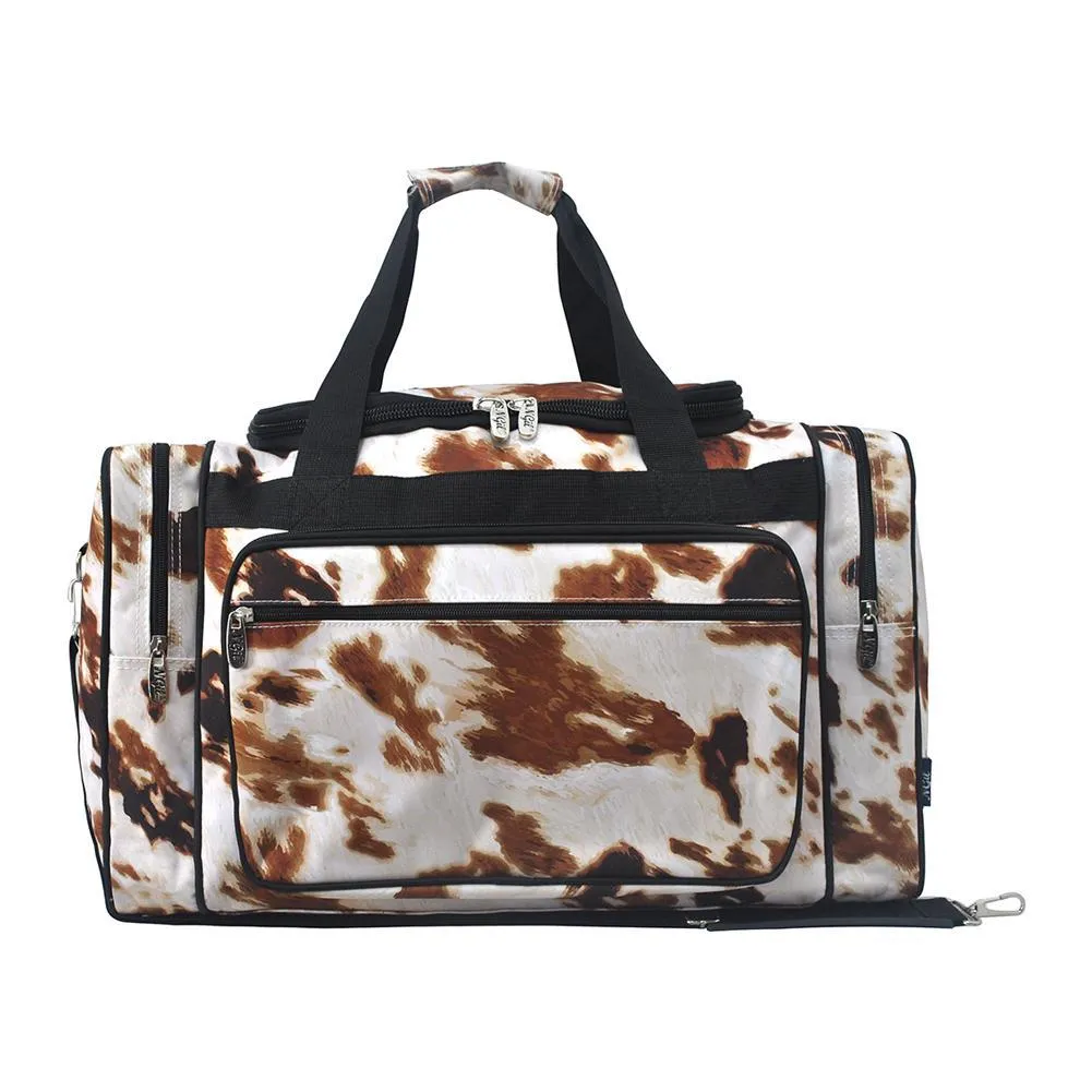 Cow Print NGIL Canvas 20" Duffle Bag