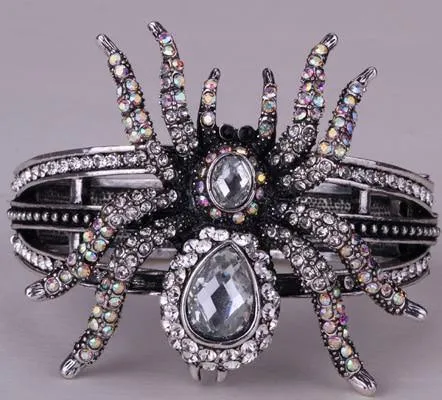 Crystal Spider Bracelet