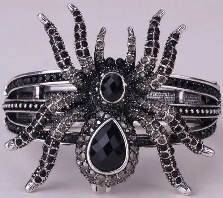 Crystal Spider Bracelet