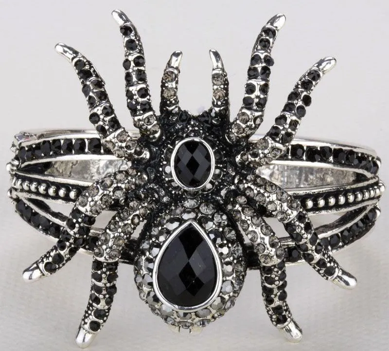 Crystal Spider Bracelet