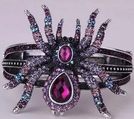 Crystal Spider Bracelet