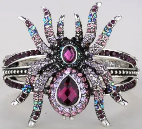 Crystal Spider Bracelet