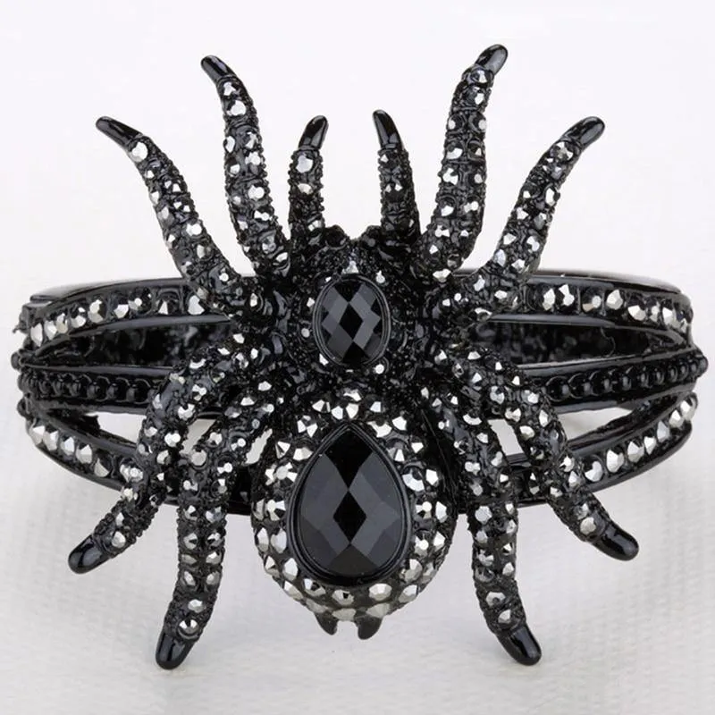 Crystal Spider Bracelet