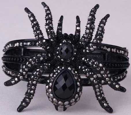 Crystal Spider Bracelet