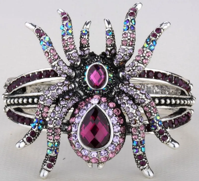 Crystal Spider Bracelet