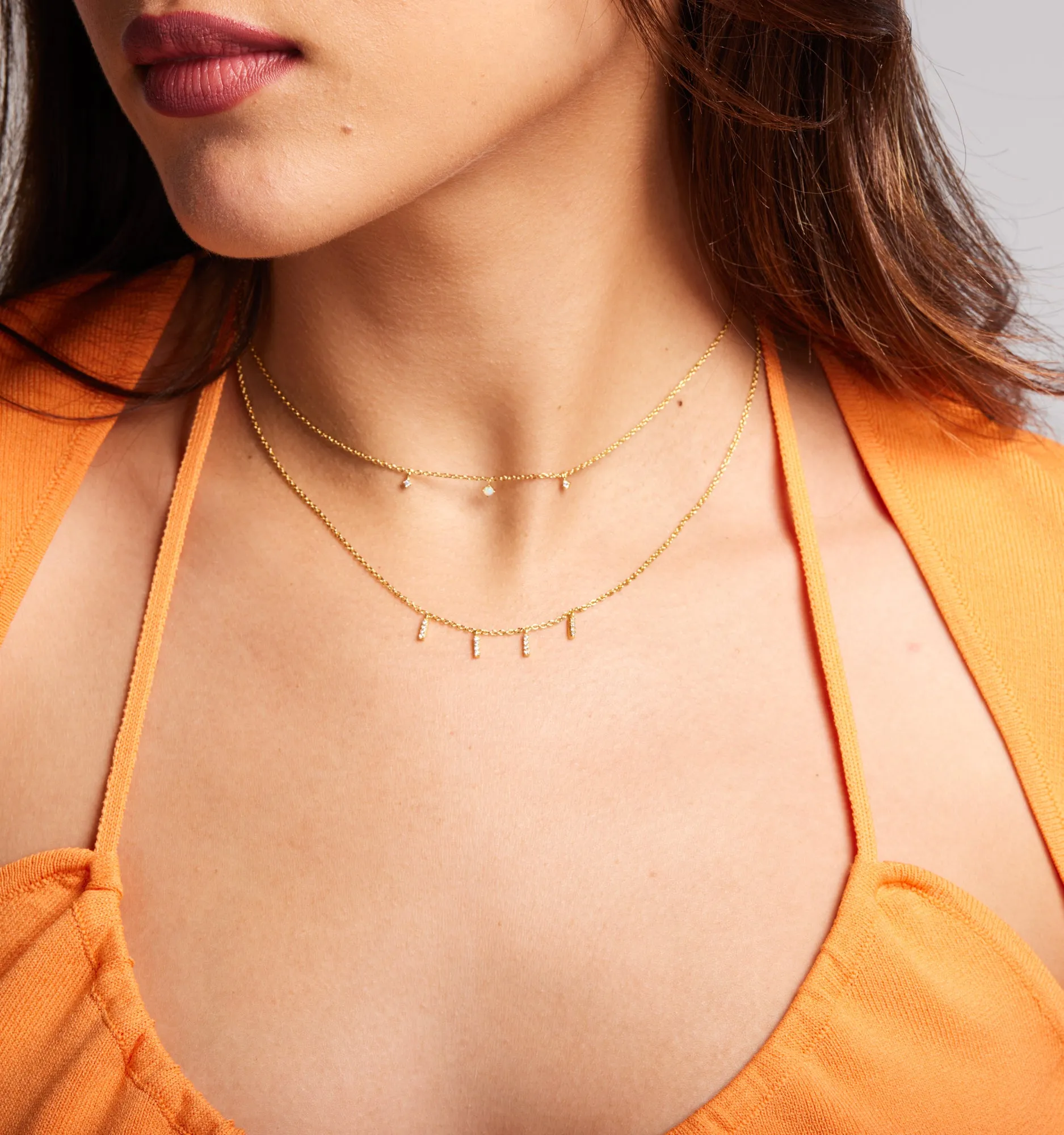 Dangle Choker Necklace