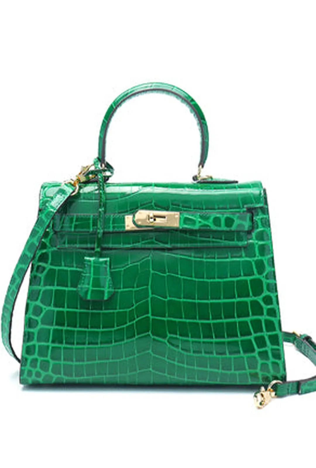 DONNA - CROC KELLY BAG