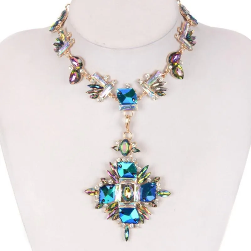 Drop to Your Knees Multi Choker Statement Necklace