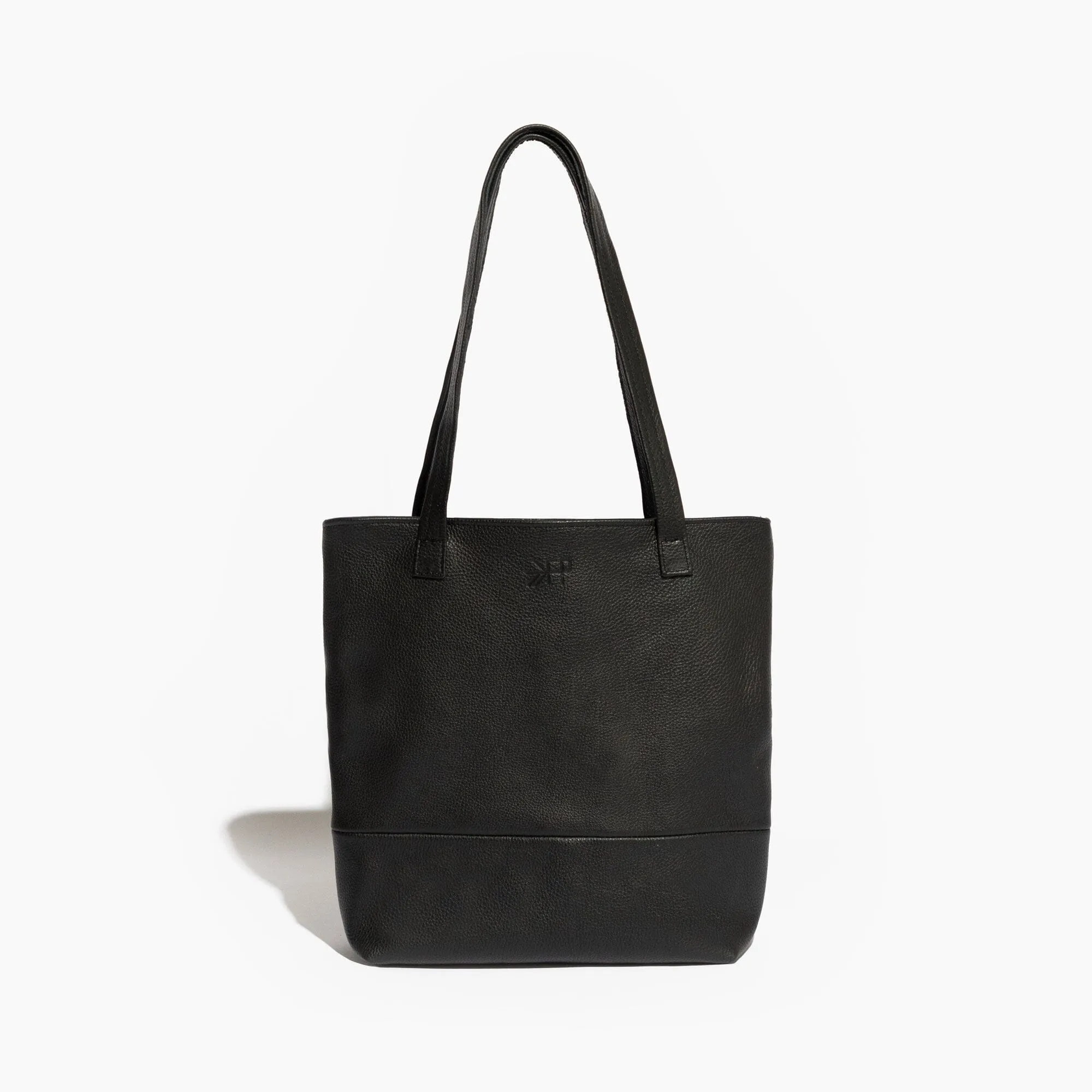 Ebony Leather Tote