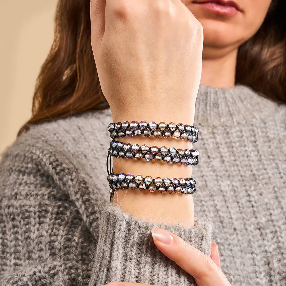 Electric Charcoal | Silver | Prisma Vitality Bracelet