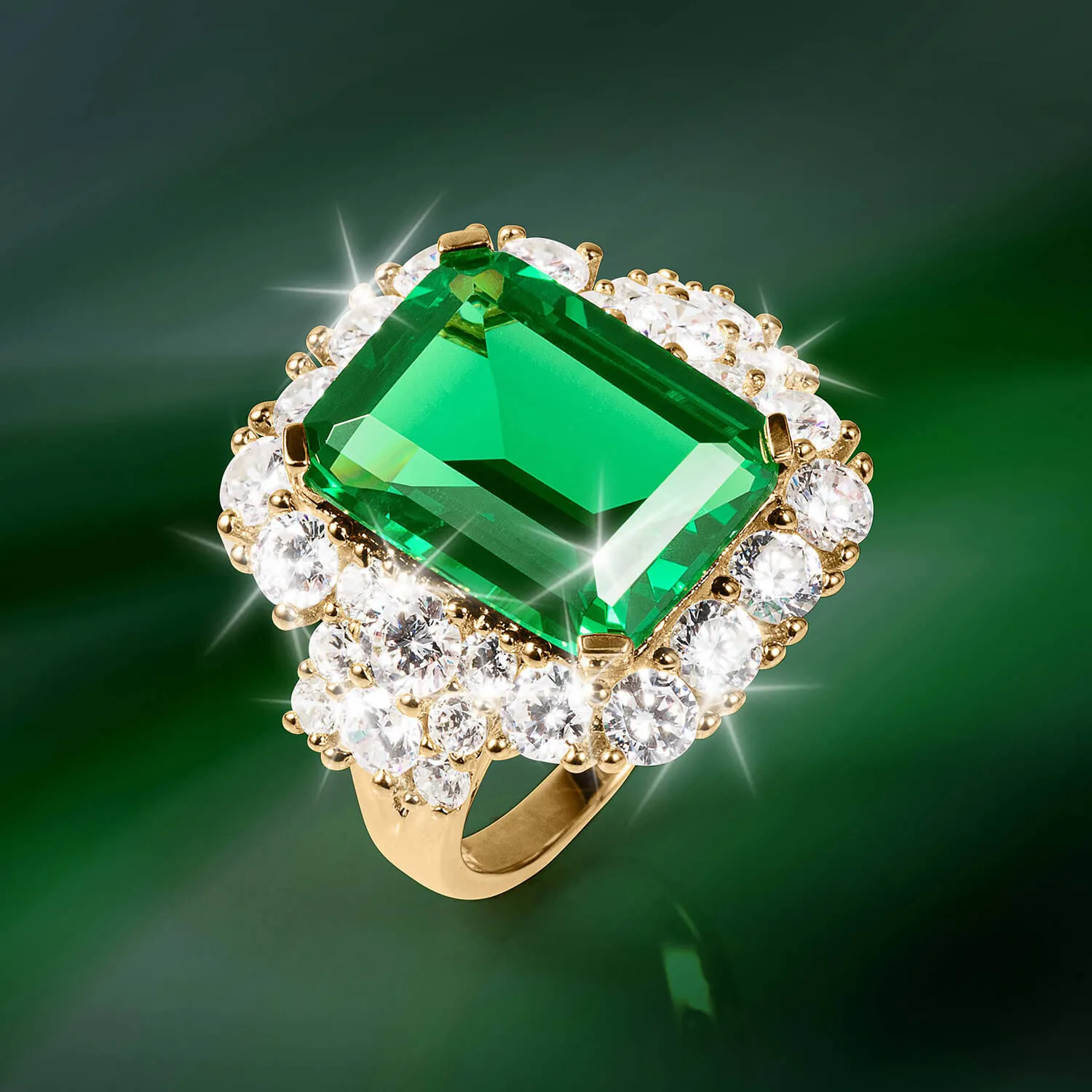 Evergreen Goddess Ring