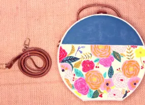 Floral women Hand-painted crossbody Sling Bag