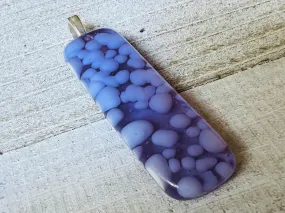 Fused Glass Pendant~ Violet Women