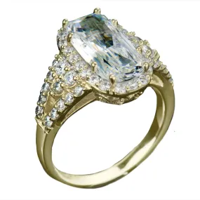 Glacier Gold Ring