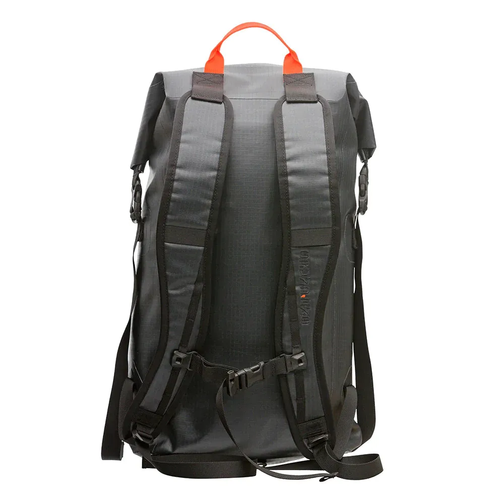 Grundens Bootlegger Roll Top Waterproof Backpack 30L in Anchor