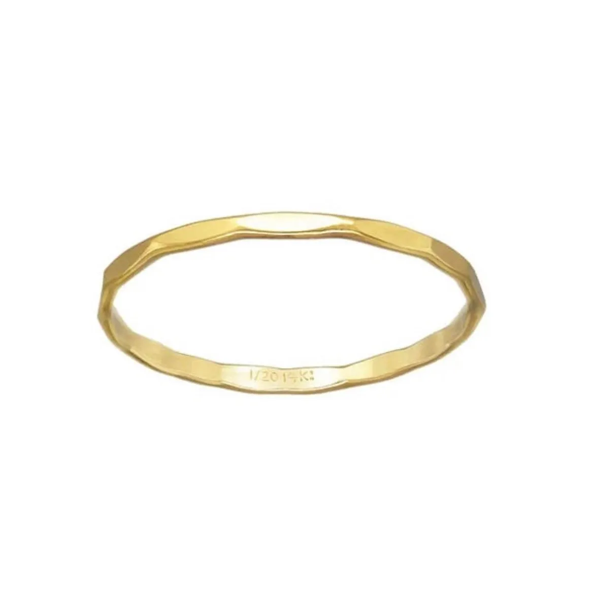 Hammered Stacking Ring